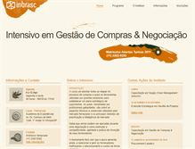 Tablet Screenshot of intcompras.inbrasc.org.br